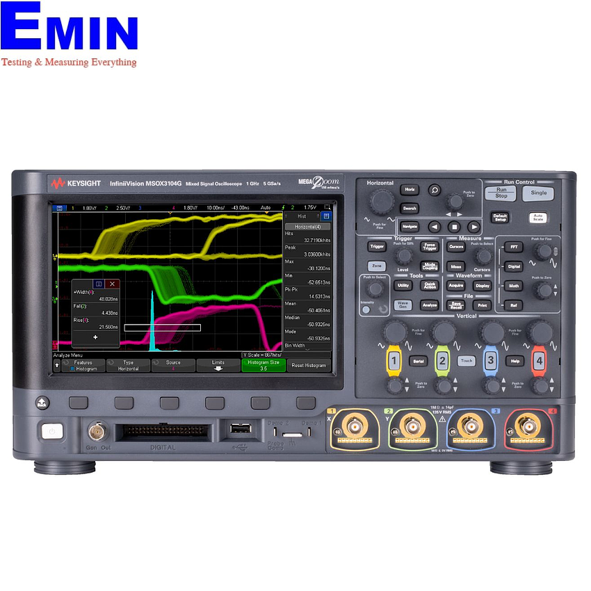 Máy hiện sóng số KEYSIGHT DSOX3102G (1GHz, 2CH, 4Mpts)