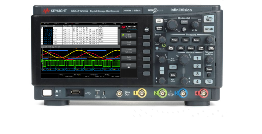 Máy hiện sóng số KEYSIGHT EDUX1052A (50 MHz, 2 kênh, 1 GSa/s)
