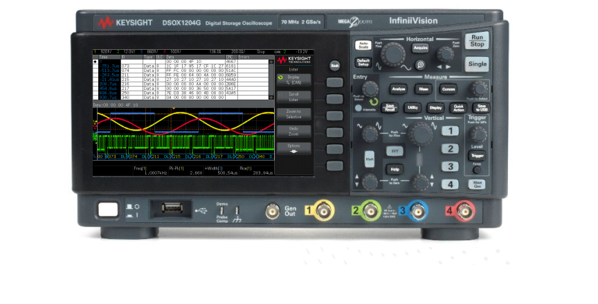 Máy hiện sóng số KEYSIGHT EDUX1052G (50 MHz, 2 kênh, 1 GSa/s. WaveGen 20-MHz)