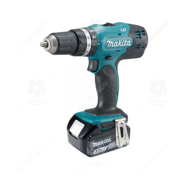 Máy khoan búa, vặn vít dùng pin Makita DHP453SYE