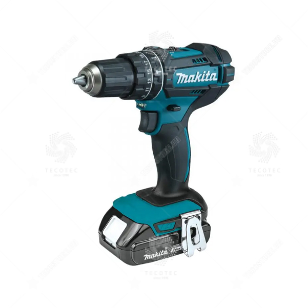 Máy khoan búa, vặn vít dùng pin Makita DHP483RFE