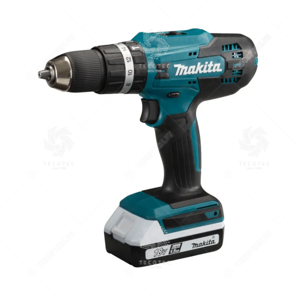 Máy khoan búa, vặn vít dùng pin Makita HP488DWE