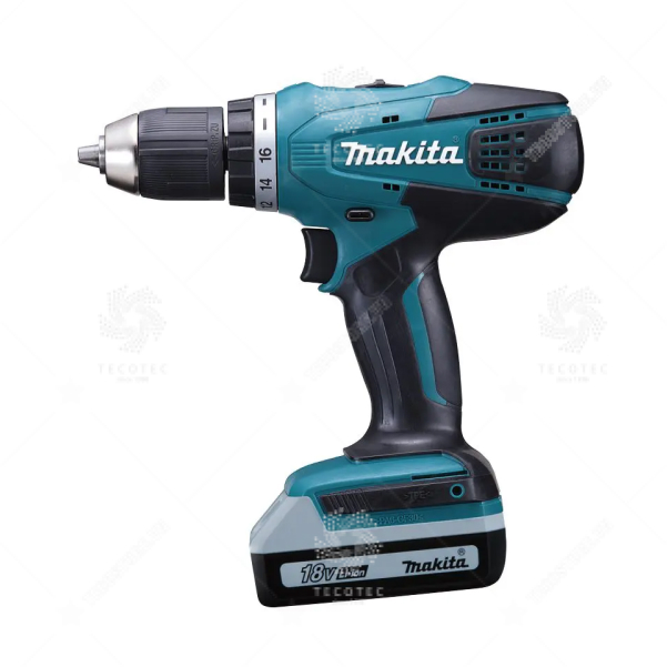 Máy khoan vặn vít dùng pin Makita DF457DWE