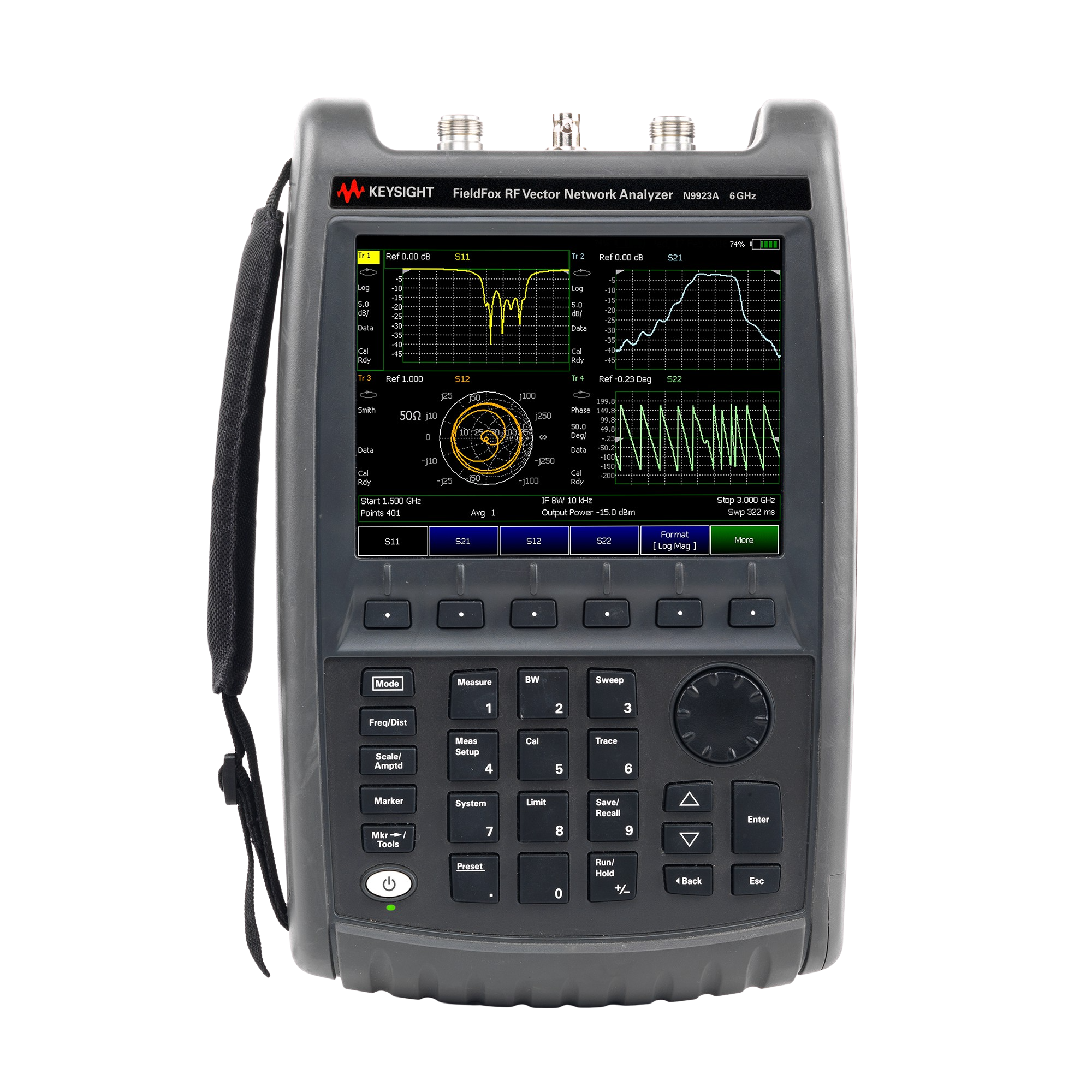 Máy phân tích mạng vector RF cầm tay FieldFox KEYSIGHT N9923A (with option N9923A-104) (2MHz~4GHz)