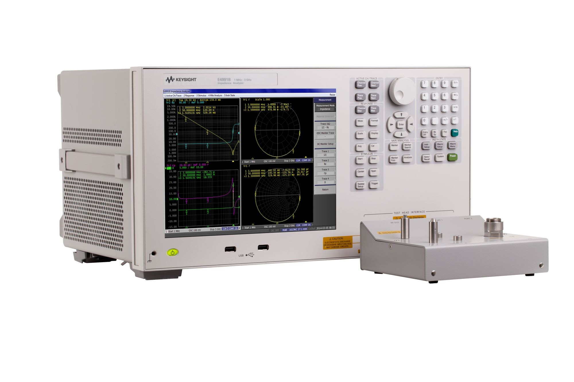 Máy phân tích trở kháng KEYSIGHT E4991B (120 mΩ ~ 52 kΩ)