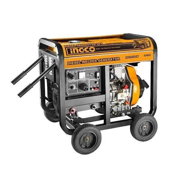 Máy phát điện và hàn dùng dầu diesel INGCO GDW65001