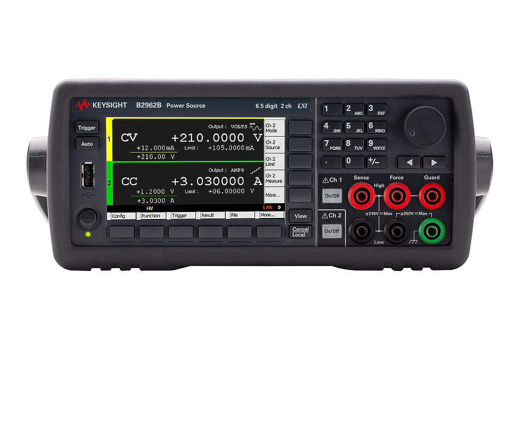 Nguồn DC 6.5 Digit KEYSIGHT B2962B (2-Channel, 32 W, 210 V, 3 A)