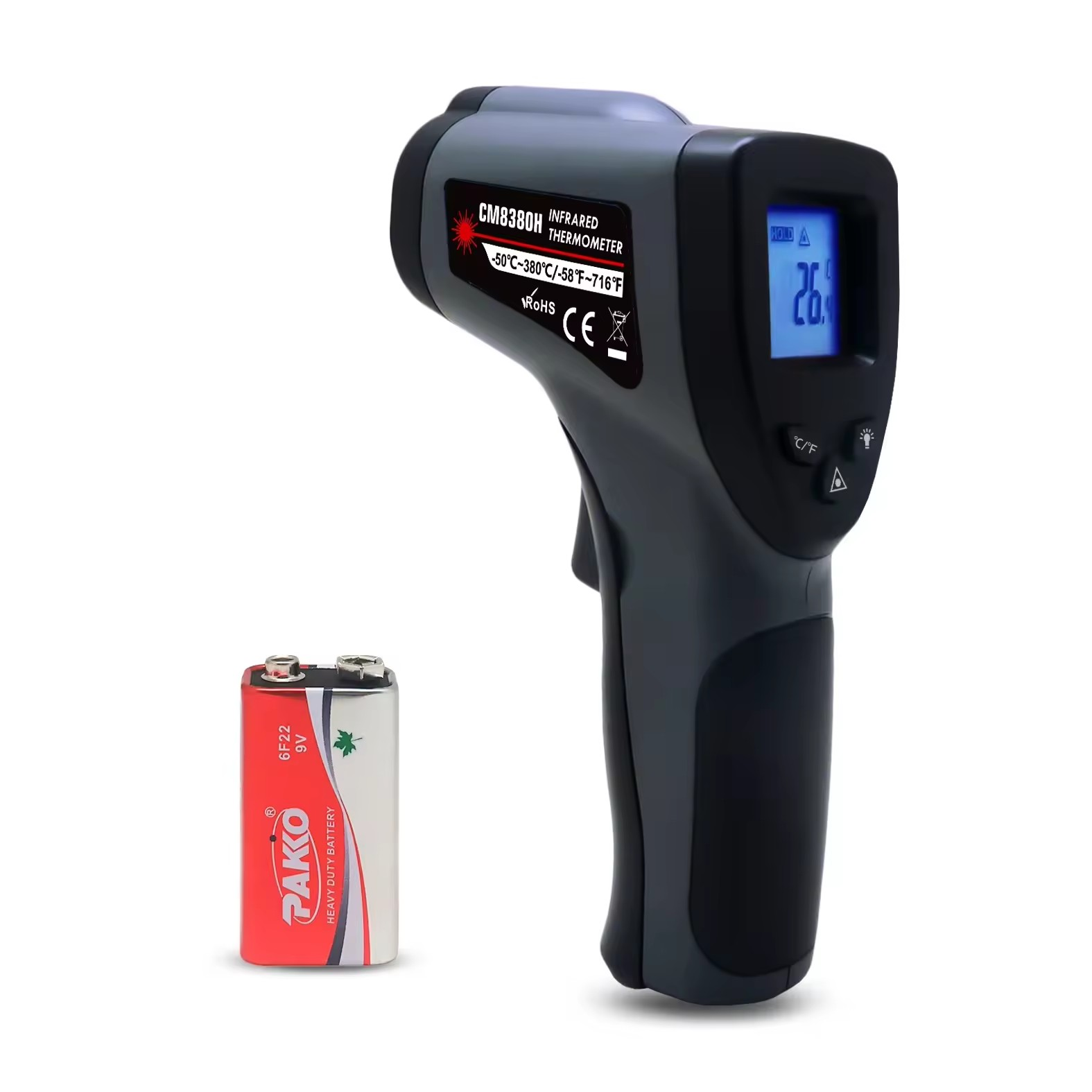 Nhiệt kế hồng ngoại công nghiệp giá rẻ CM8380H