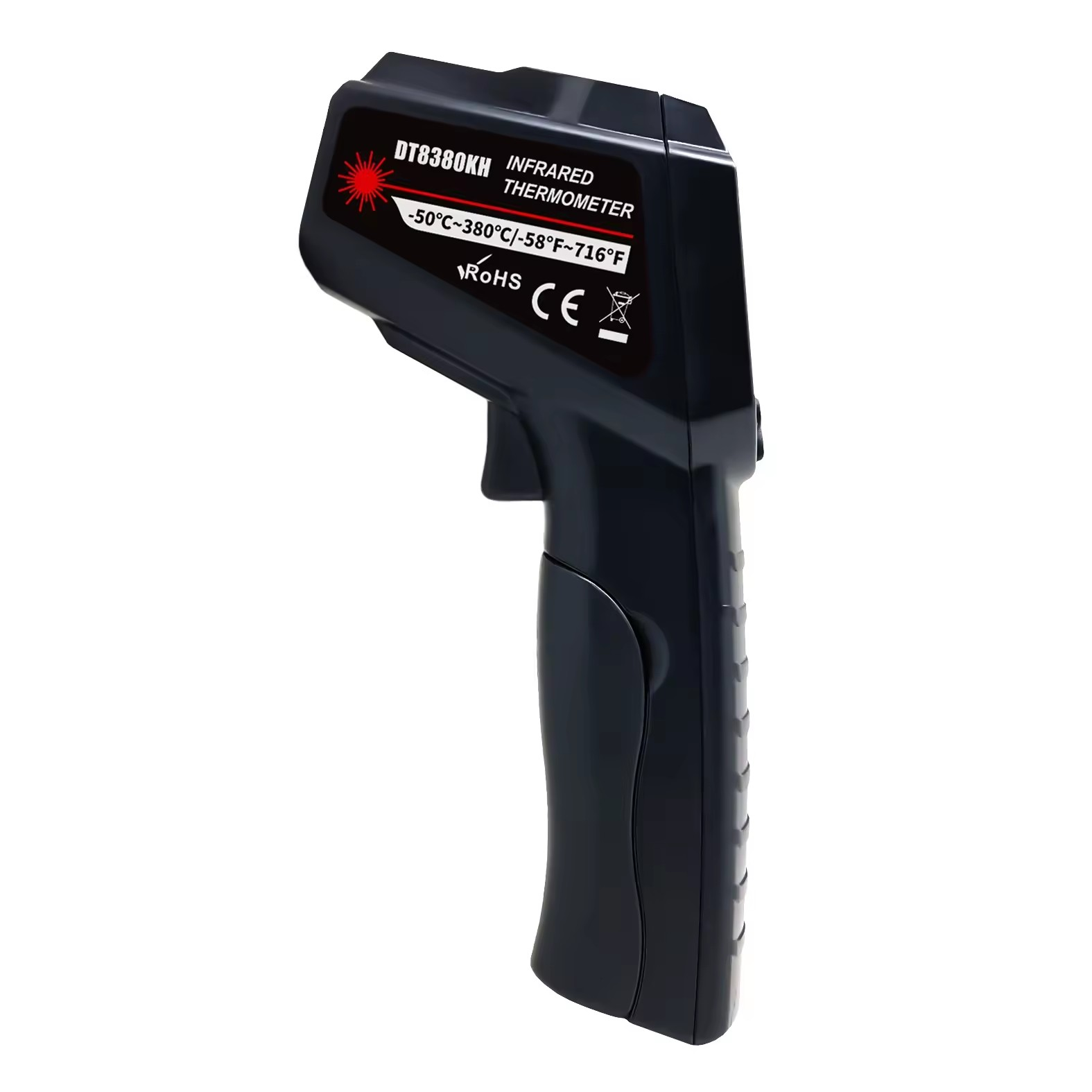 Nhiệt kế laser đỏ công nghiệp Súng nhiệt độ không tiếp xúc DT8380KH