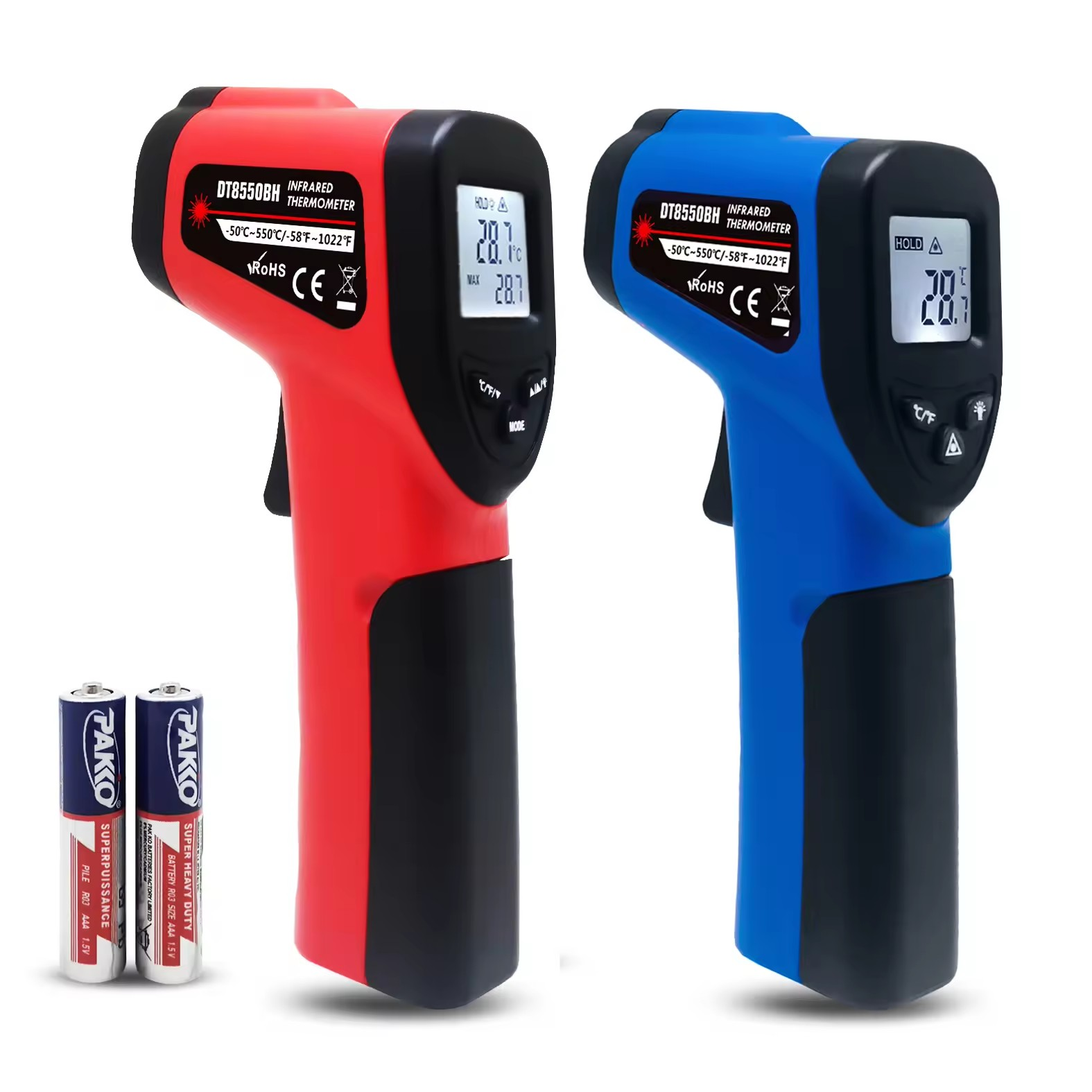 Nhiệt kế laser kỹ thuật số DT8550BH 550 độ C