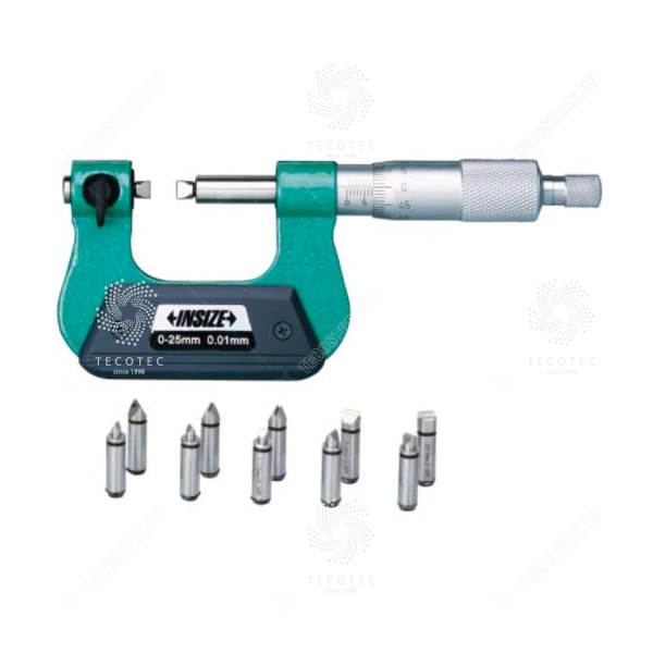 Panme điện tử đo đường kính chân ren Insize 3581-S250