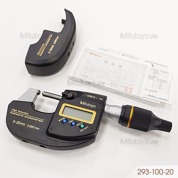Panme điện tử đo ngoài Mitutoyo 293-100-20 (0-25mm)