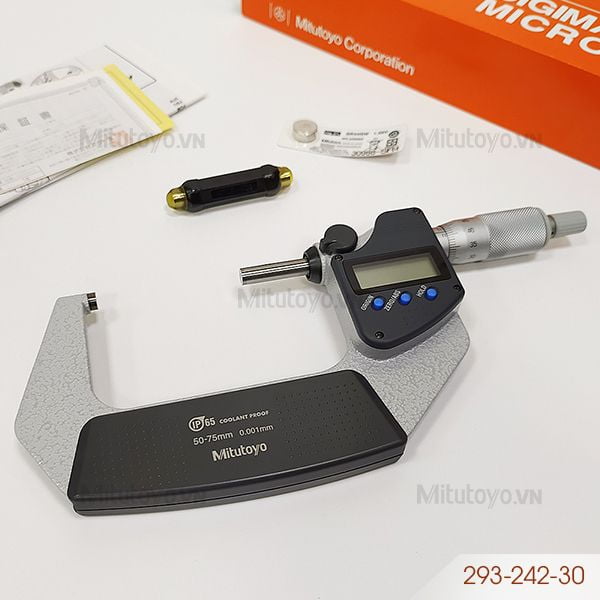 Panme điện tử đo ngoài Mitutoyo 293-242-30 (50 - 75mm)