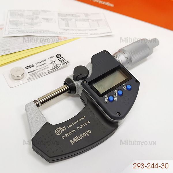 Panme điện tử đo ngoài Mitutoyo 293-244-30 (0 - 25mm)