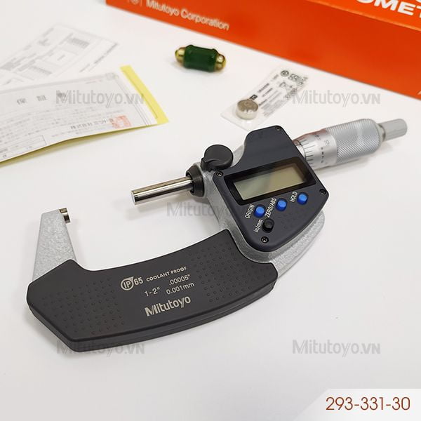 Panme điện tử đo ngoài Mitutoyo 293-331-30 (25-50mm / 1-2'')