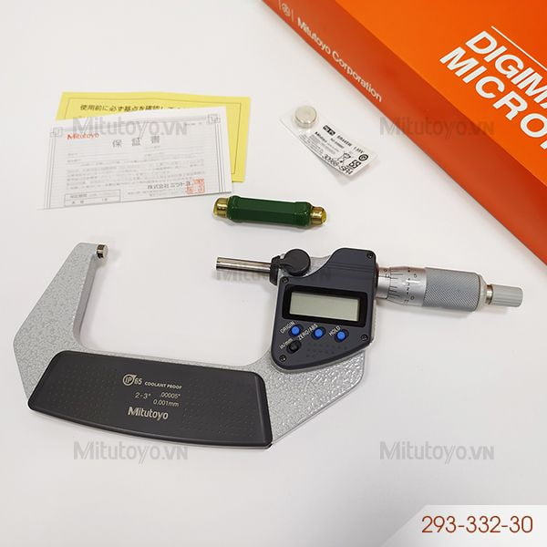 Panme điện tử đo ngoài Mitutoyo 293-332-30 (50 – 75mm / 2-3'')