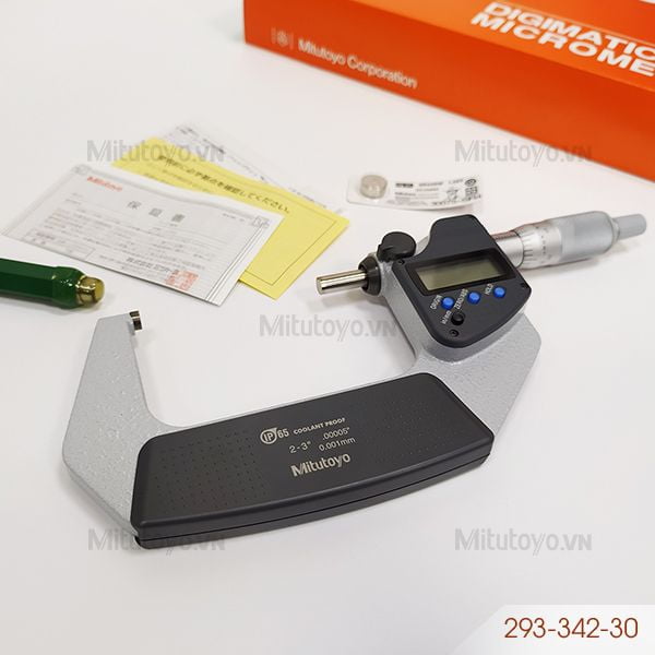 Panme điện tử đo ngoài Mitutoyo 293-342-30 (50 – 75mm / 2-3'')