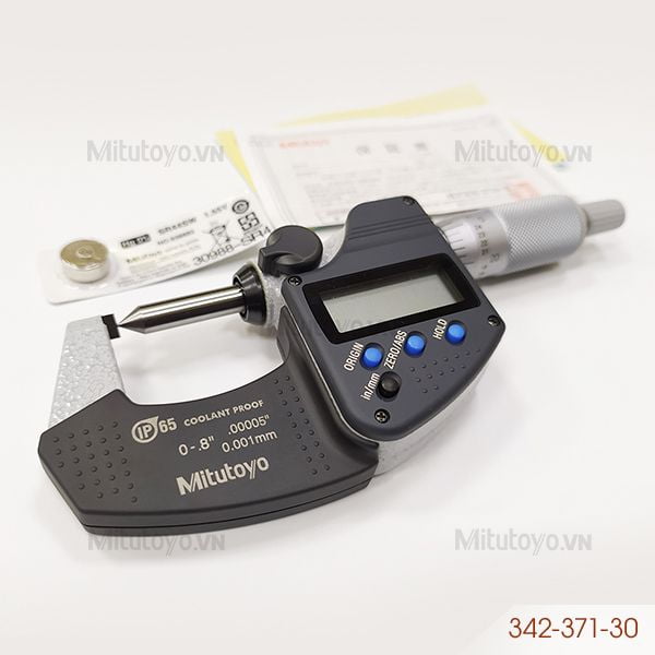 Panme điện tử đo ngoài Mitutoyo 342-371-30 (0 - 20mm/0.8'')