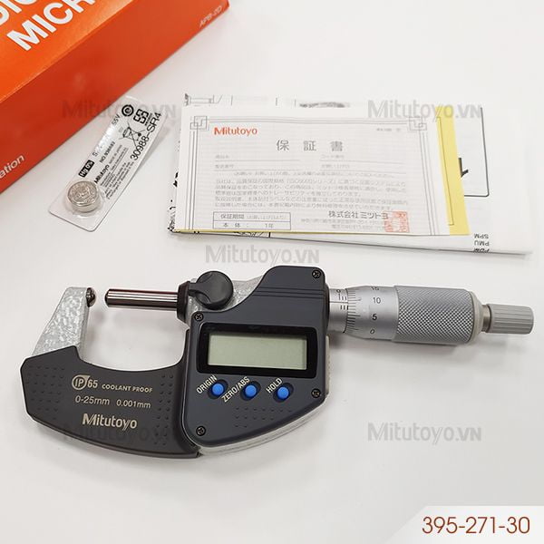 Panme điện tử đo ngoài Mitutoyo 395-271-30 (0 - 25mm)