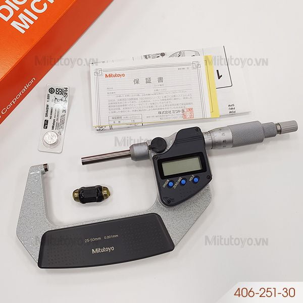 Panme điện tử đo ngoài Mitutoyo 406-251-30 (25 - 50mm)