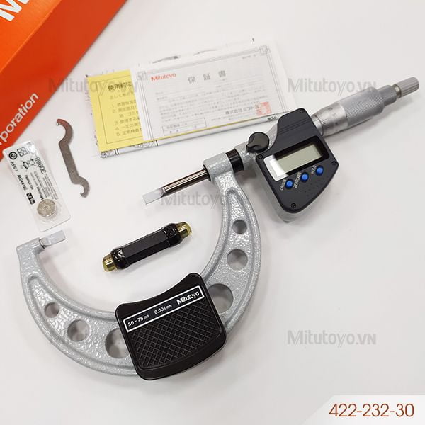 Panme điện tử đo ngoài Mitutoyo 422-232-30 (50-75mm)