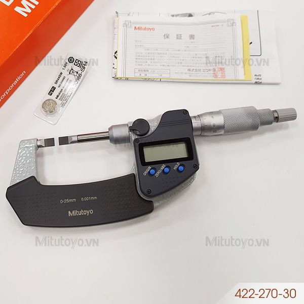 Panme điện tử đo ngoài Mitutoyo 422-270-30 (0-25mm)
