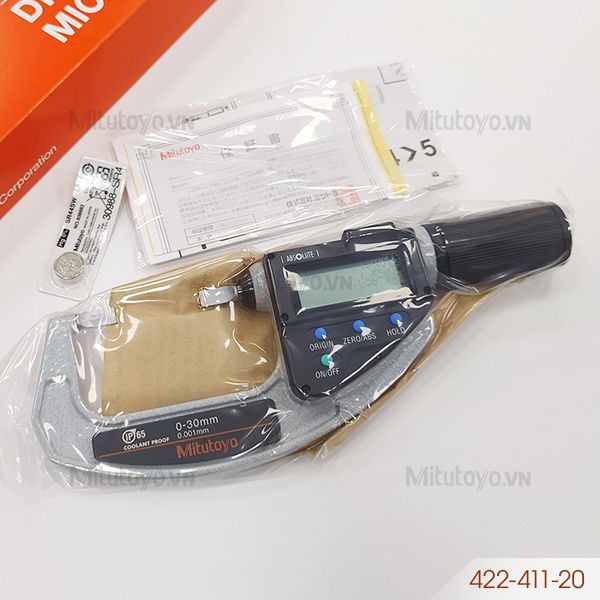 Panme điện tử đo ngoài Mitutoyo 422-411-20 (0-30mm)