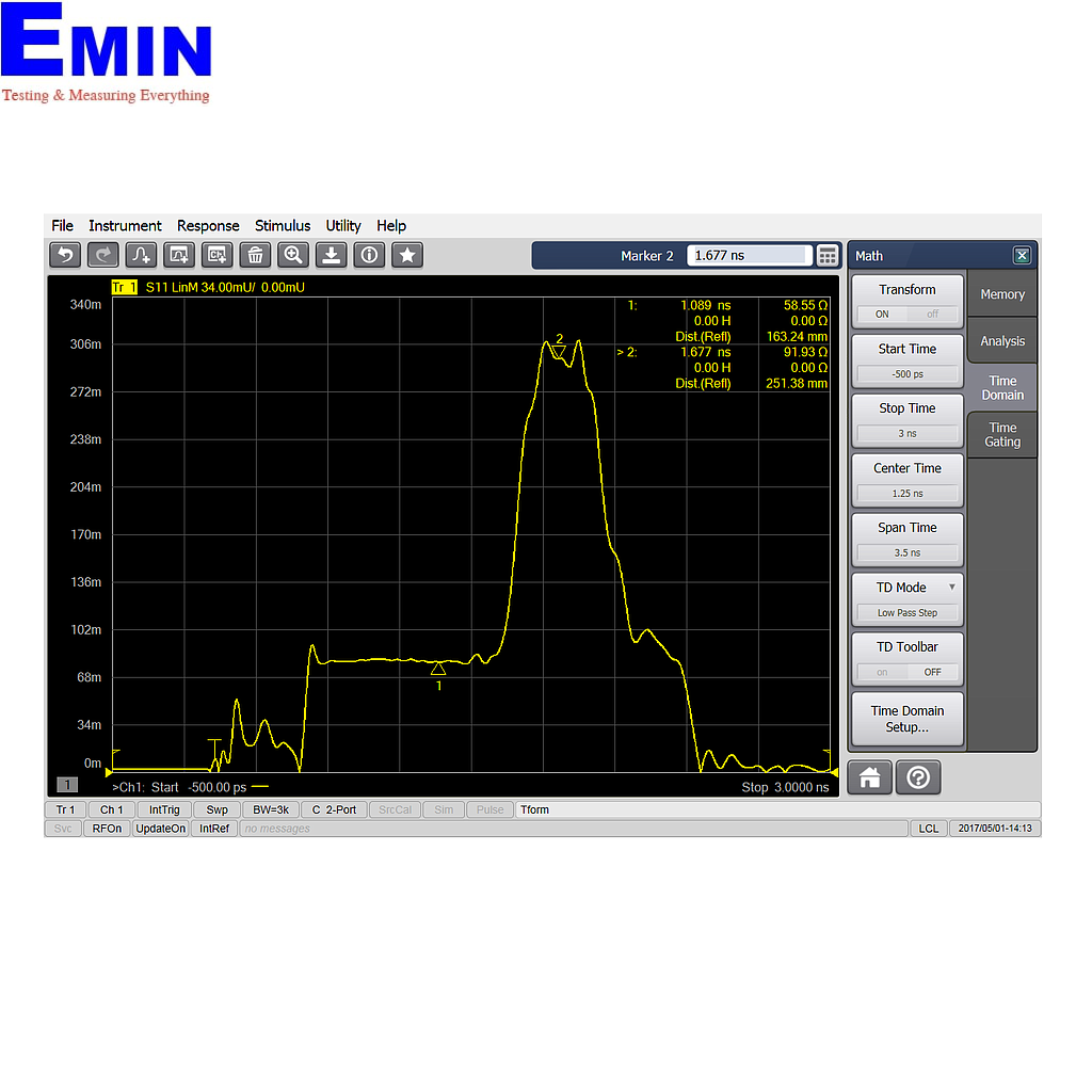 Phần mềm phân tích miền thời gian KEYSIGHT S97010B