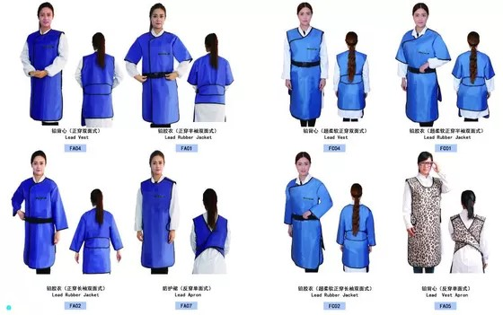 Quần áo bảo hộ chì 0.1Mmpb, Tạp dề lá chắn chì HUATEC