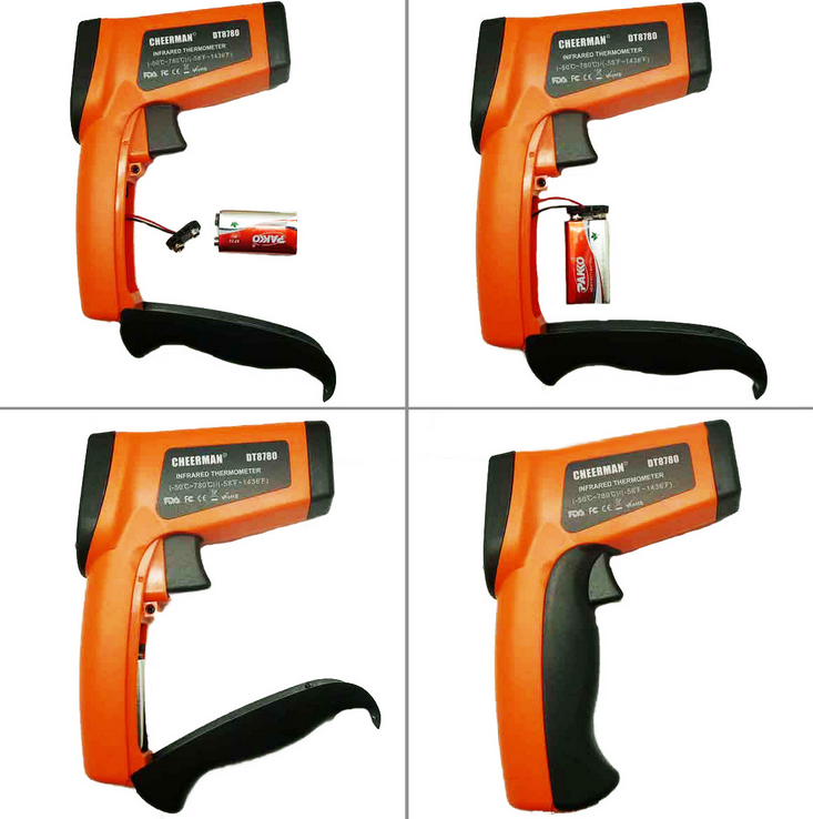 Súng Bắn Nhiệt Độ Từ Xa Có 2 Tia Laser DT8780