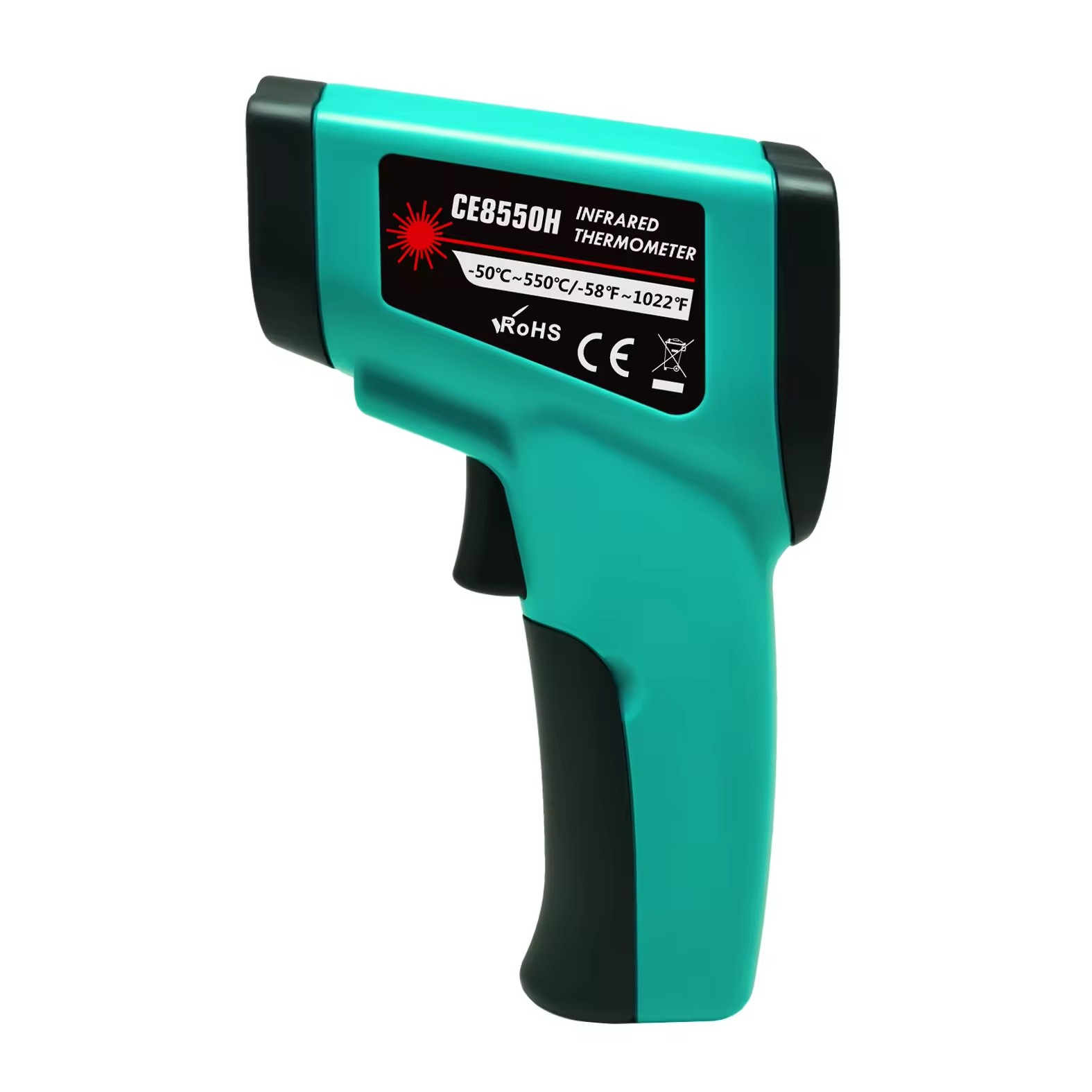 Súng nhiệt kế hồng ngoại có độ chính xác cao không tiếp xúc -50-550C CE8550H