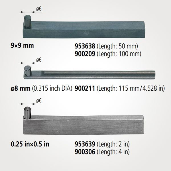 Thanh giữ đồ gá cho đồng hồ so Mitutoyo