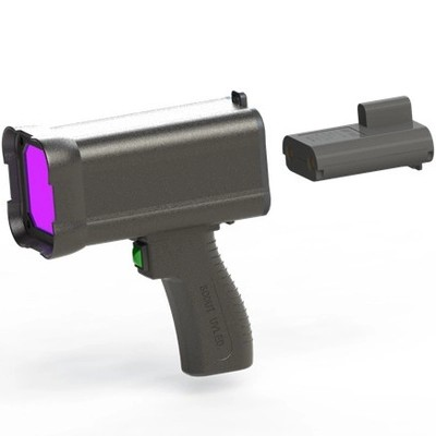 Thay pin nhanh Máy dò lỗ hổng từ tính Ac Dc Hoạt động kép Đèn cực tím cầm tay