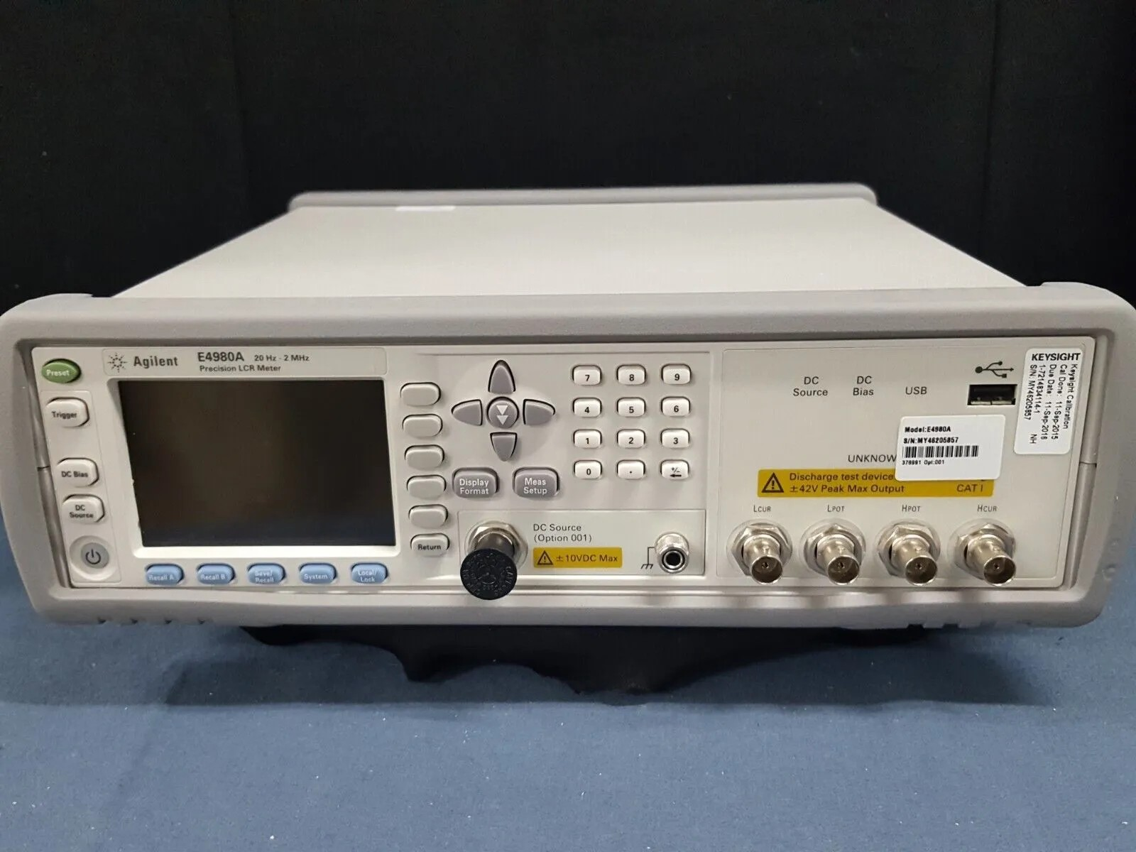 Thiết bị đo LCR KEYSIGHT E4980A (20 Hz~2 MHz, bao gồm option E4980A-001)