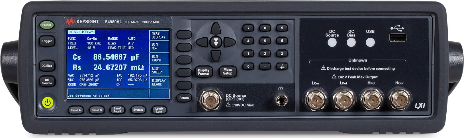 Thiết bị đo LCR KEYSIGHT E4980AL (Bao gồm E4980AL-102)