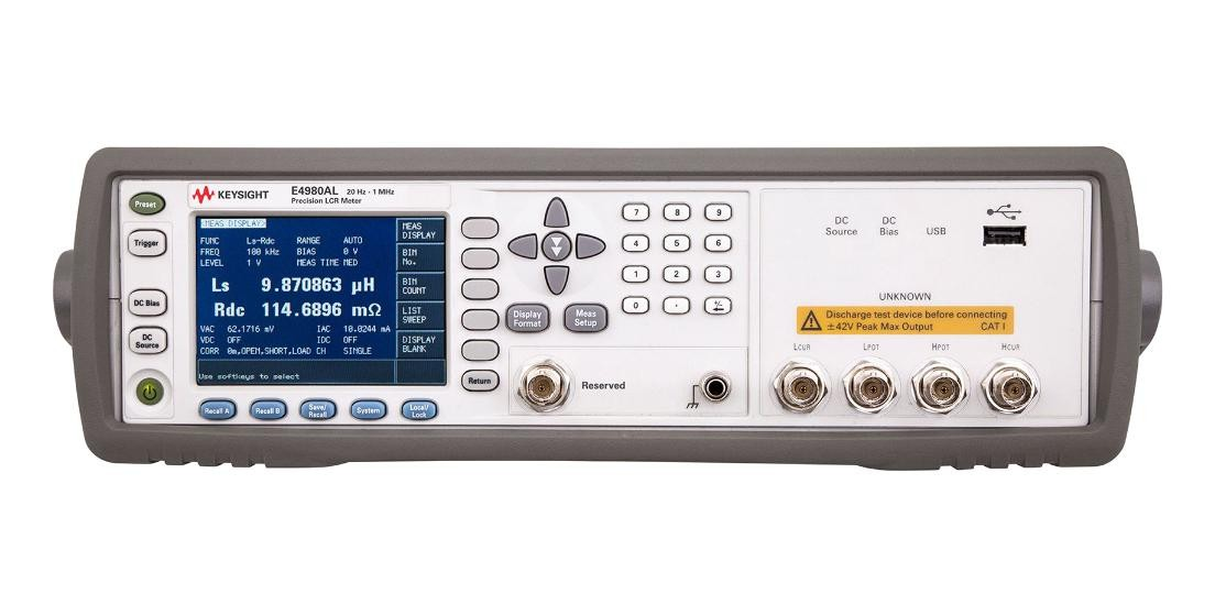 Thiết bị đo LCR KEYSIGHT E4980AL-102 (20 Hz ~ 1 MHz)