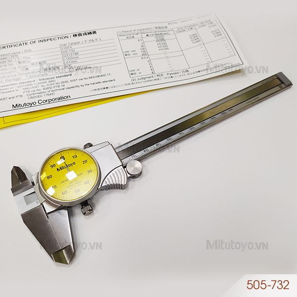 Thước cặp đồng hồ Mitutoyo 505-732 (0-150mm)
