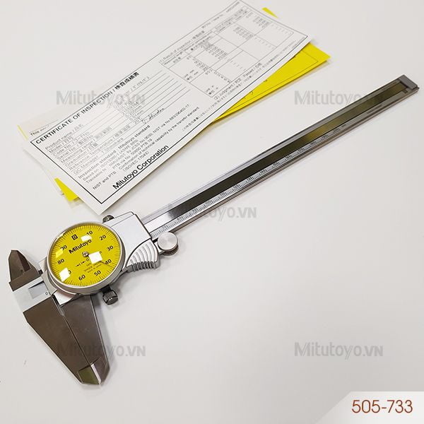 Thước cặp đồng hồ Mitutoyo 505-733 (0 - 200mm)