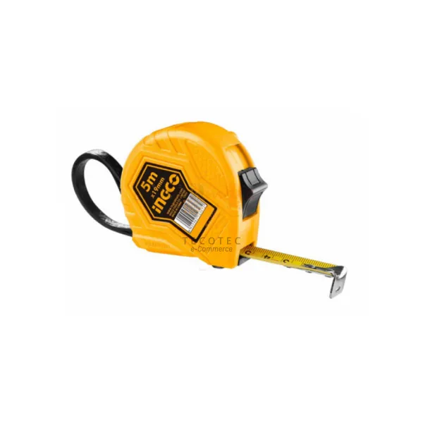 Thước cuộn thép nền vàng INGCO HSMT0835