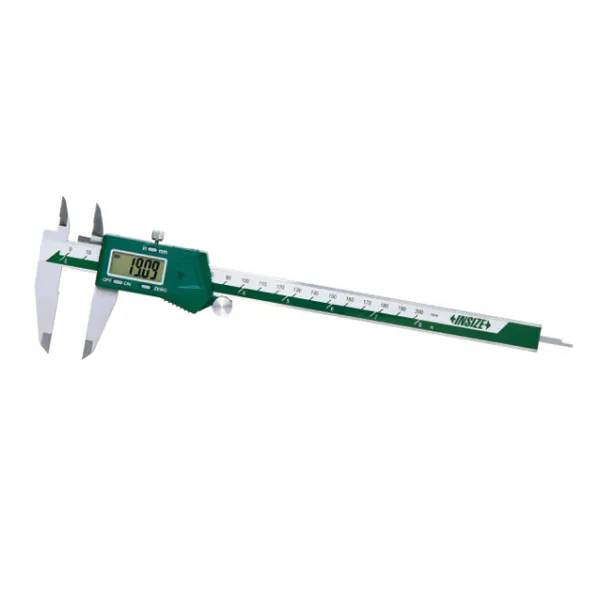 Thước kẹp điện tử với mỏ đo trên cùng chiều Insize 1184 -200
