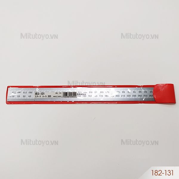 Thước lá thép Mitutoyo 182-131 (0-300mm) rộng 25mm