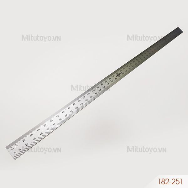 Thước lá thép Mitutoyo 182-251 (0-450mm) rộng 19mm