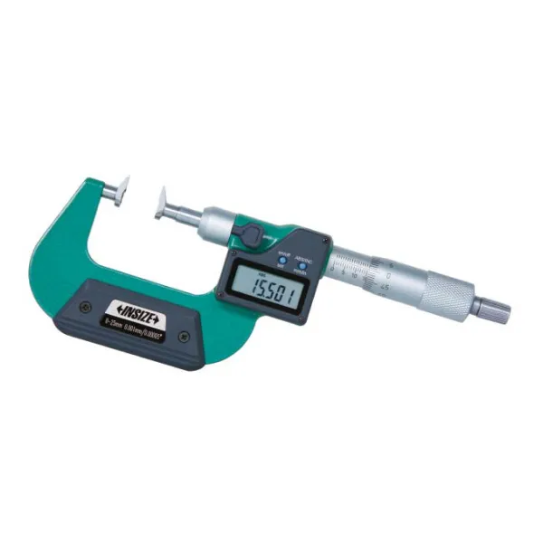 Thước panme điện tử đầu đo dạng mỏ Insize 3583-25A