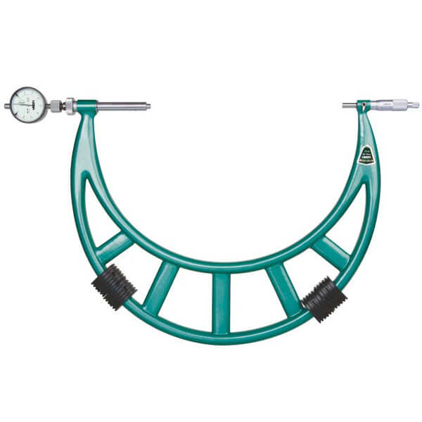 Thước panme gắn đồng hồ so Insize 3296-500A