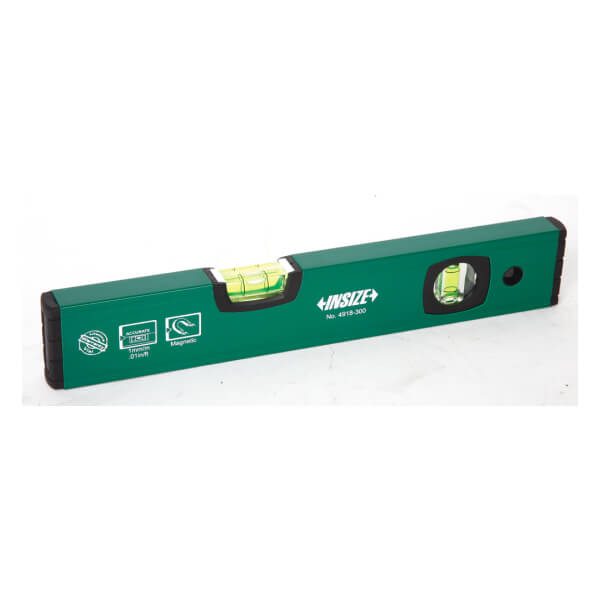 Thước thủy (nivo) hợp kim nhôm (loại cơ bản) Insize 4918-300